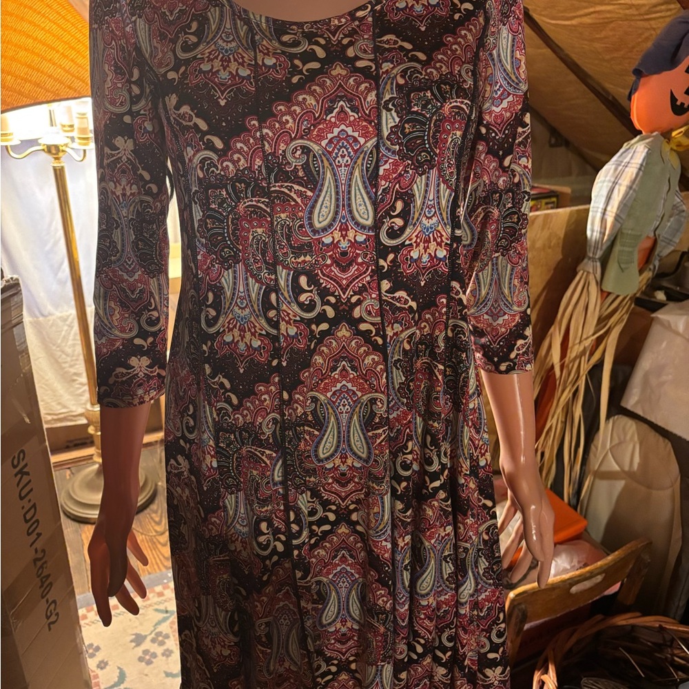 Women’s Sami & Jo Multicolor Paisley Mini Dress Size PM